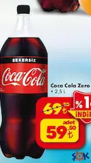 COCA-COLA ZERO KOLA 2,5 L